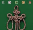 Cool typeface that celebrates the craftsmanship of traditional knotting techniques.